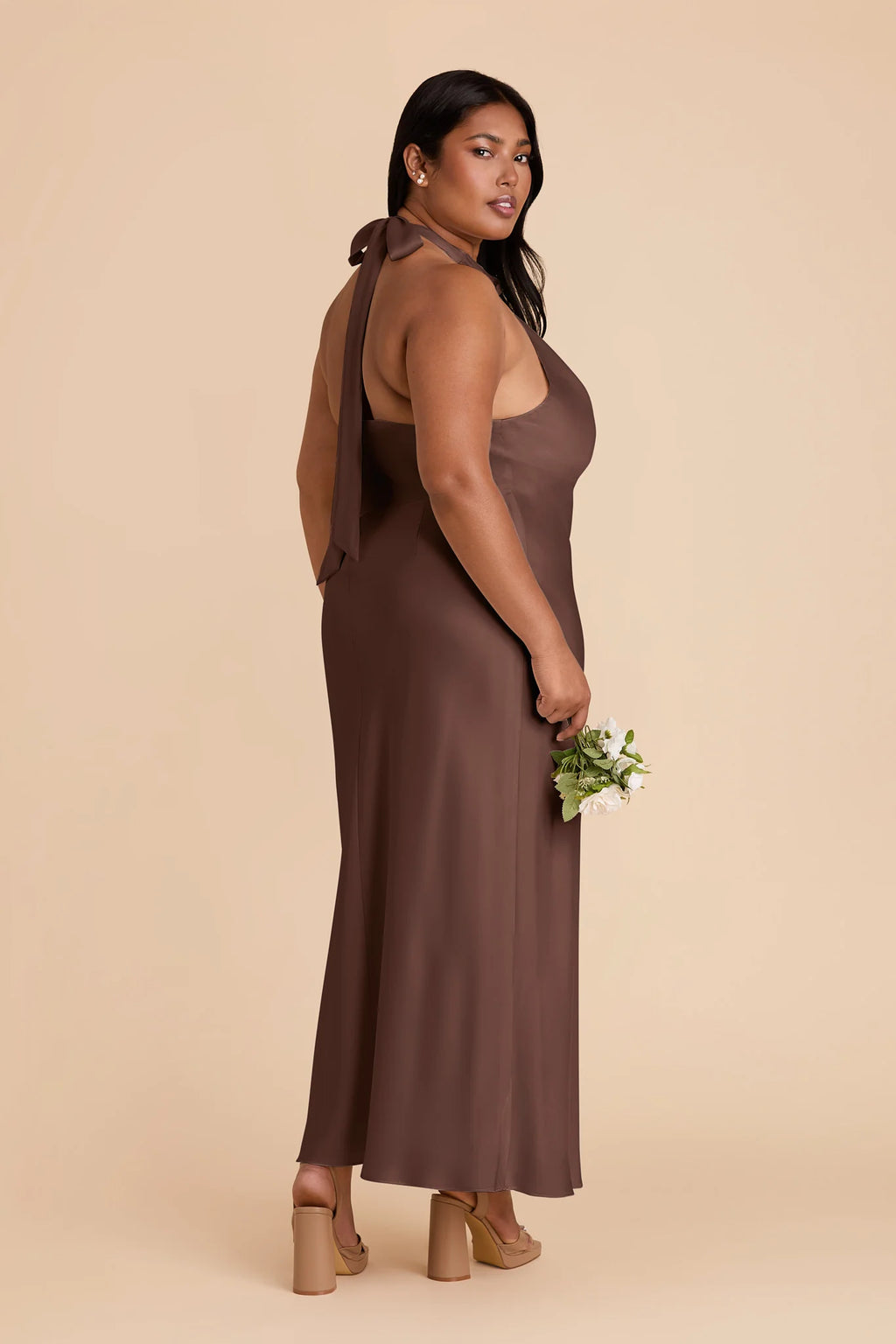 Seraphine Chocolate Brown alternate view 7 bridesmaid dress