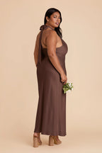 Seraphine Chocolate Brown alternate view 7 bridesmaid dress