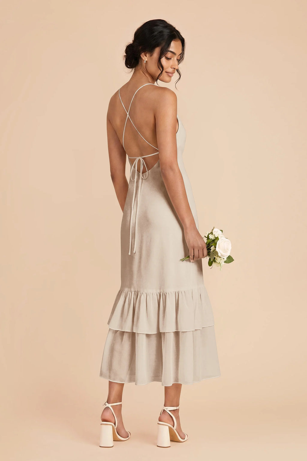Liora Classic Champagne alternate view 2 bridesmaid dress