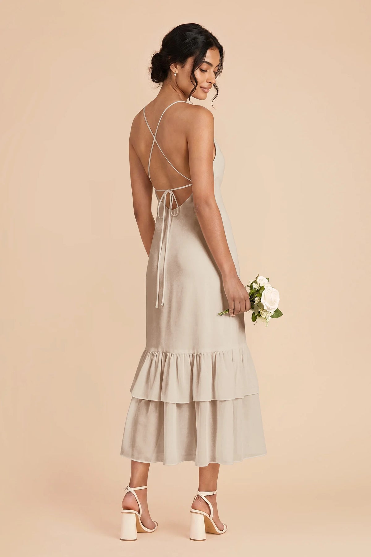 Liora Classic Champagne alternate view 2 bridesmaid dress