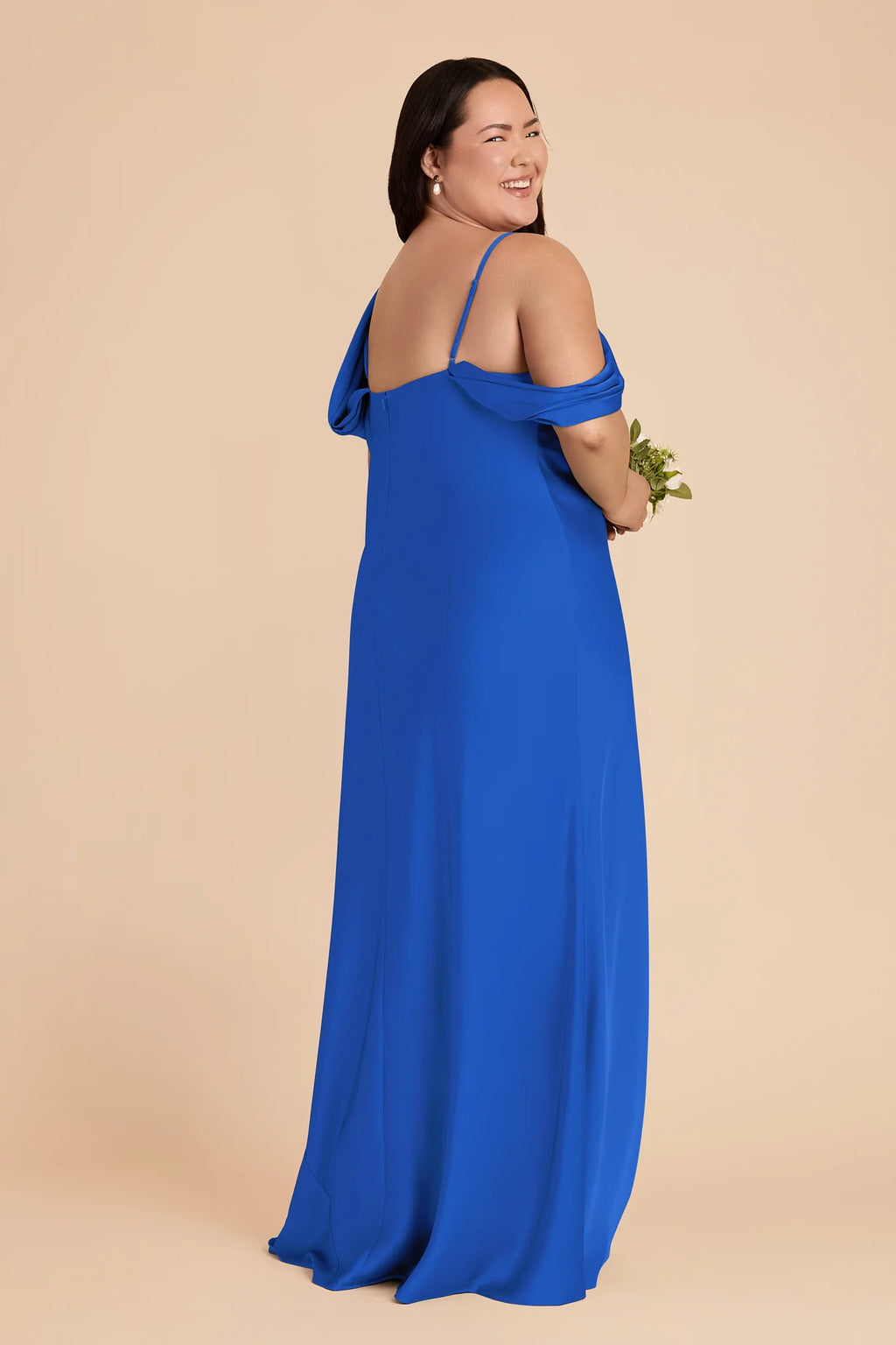 Thalia Cobalt Blue alternate view 4 bridesmaid dress