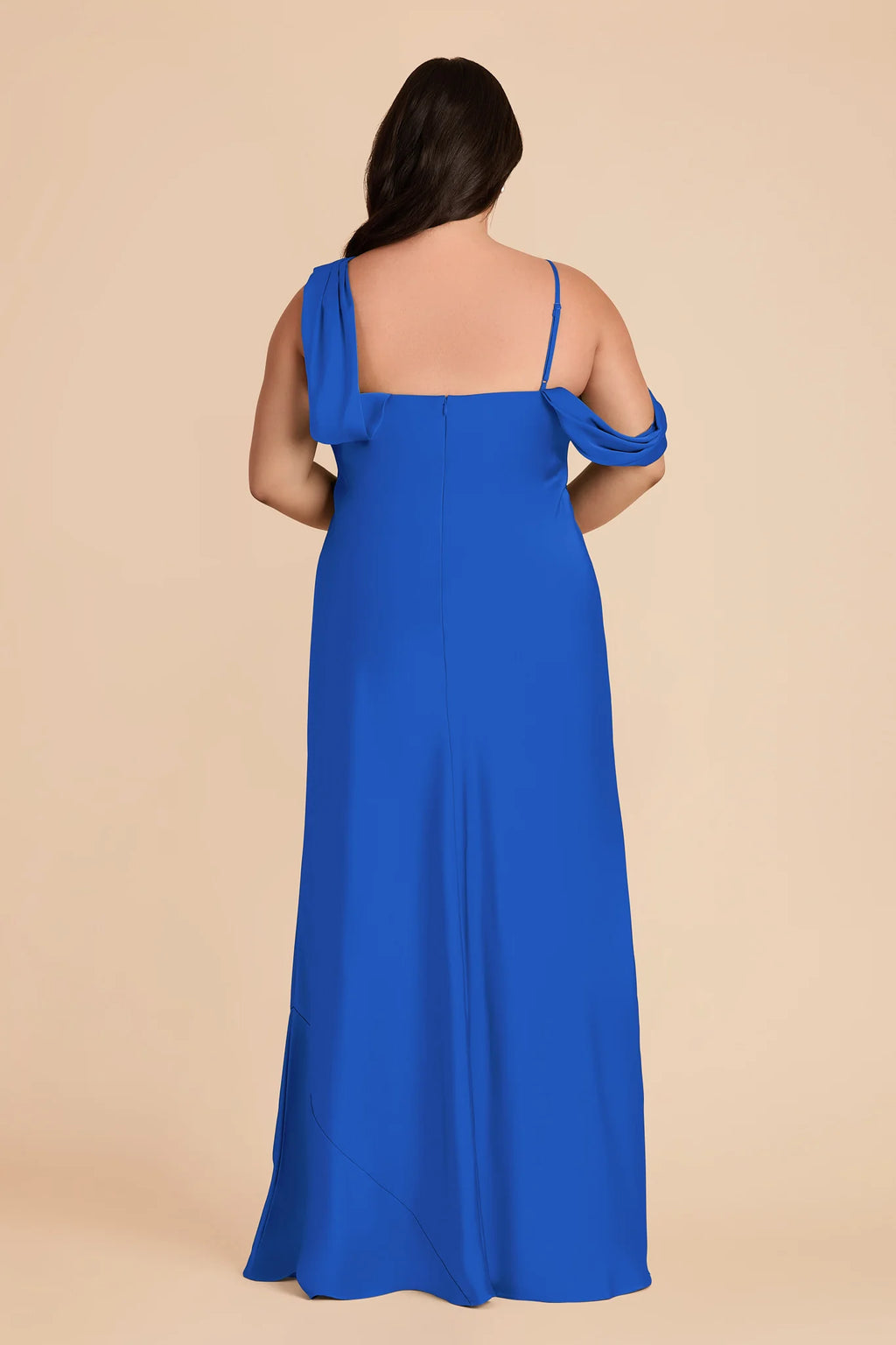 Thalia Cobalt Blue back view bridesmaid dress
