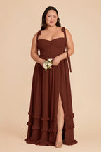 Daphne Cognac alternate view 1 bridesmaid dress