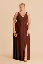 Annelise Cognac alternate view 1 bridesmaid dress