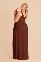 Annelise Cognac alternate view 4 bridesmaid dress