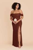 Odessa Cognac alternate view 4 bridesmaid dress