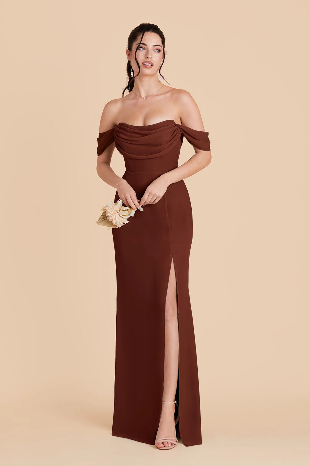 Odessa Cognac alternate view 3 bridesmaid dress