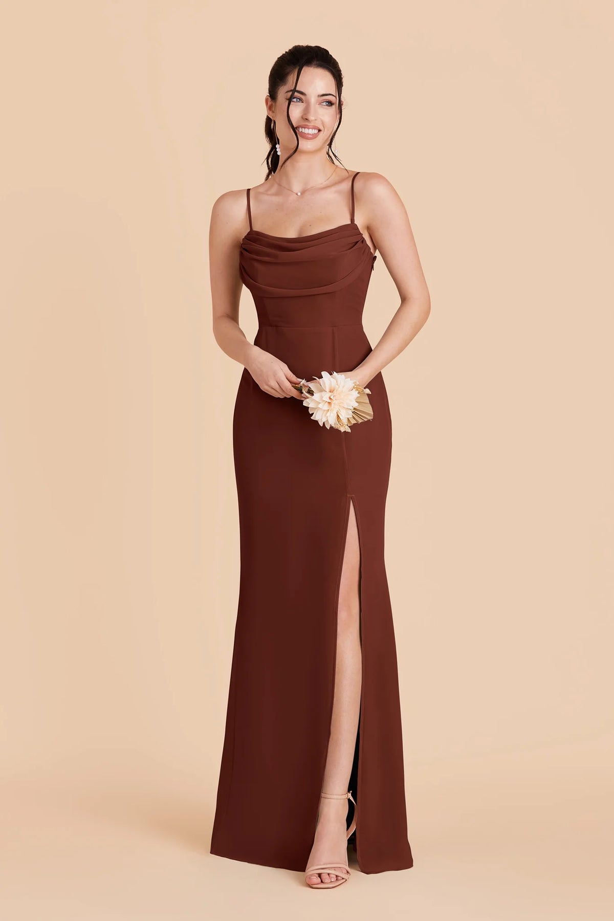 Odessa Cognac alternate view 5 bridesmaid dress