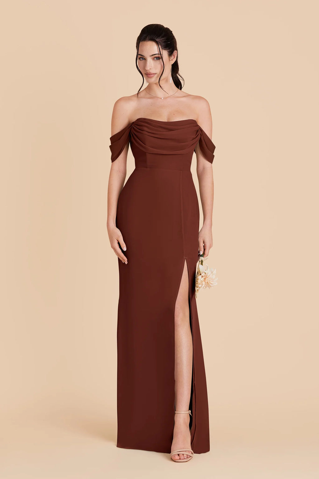 Odessa Cognac alternate view 6 bridesmaid dress