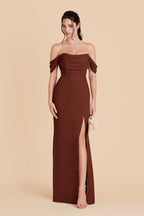 Odessa Cognac alternate view 6 bridesmaid dress