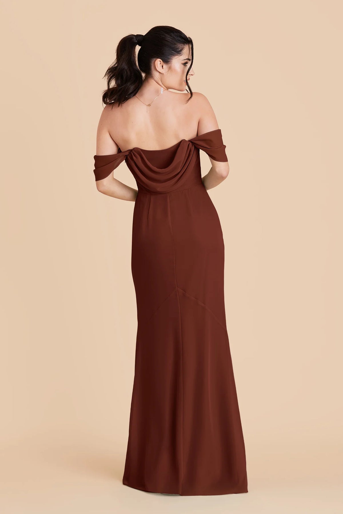 Odessa Cognac alternate view 7 bridesmaid dress