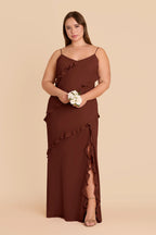 Vivienne Cognac alternate view 1 bridesmaid dress