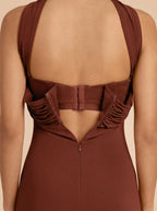Sienna Cognac alternate view 6 bridesmaid dress