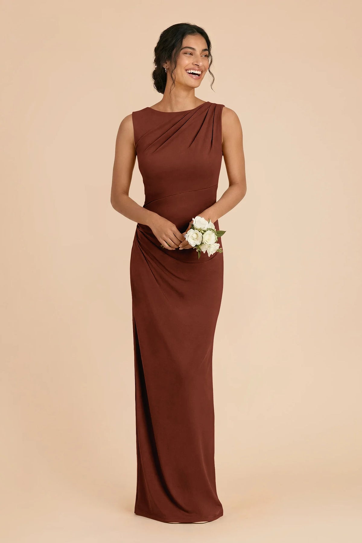 Celestine Cognac alternate view 2 bridesmaid dress