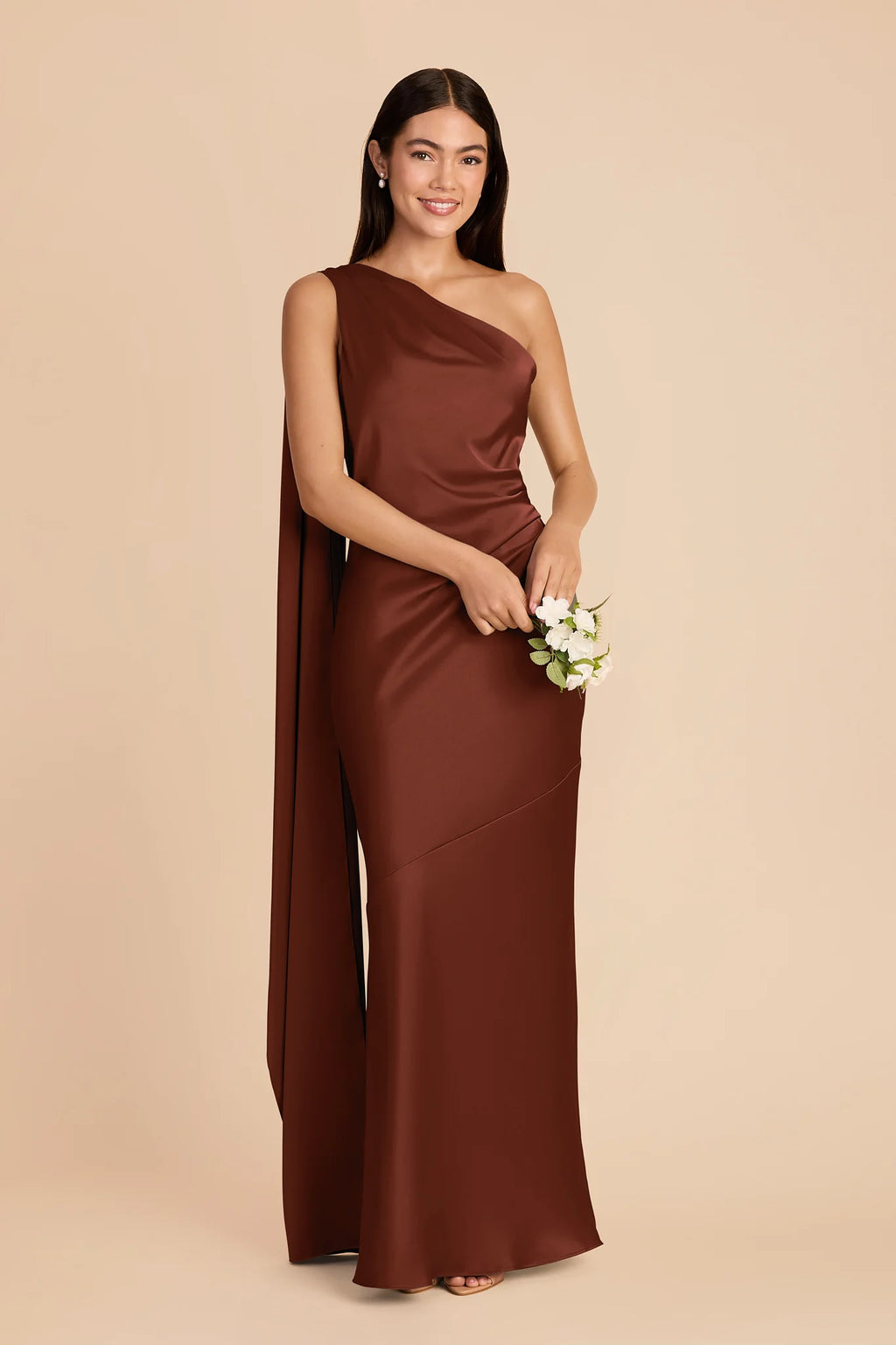 Ariadne Cognac alternate view 1 bridesmaid dress