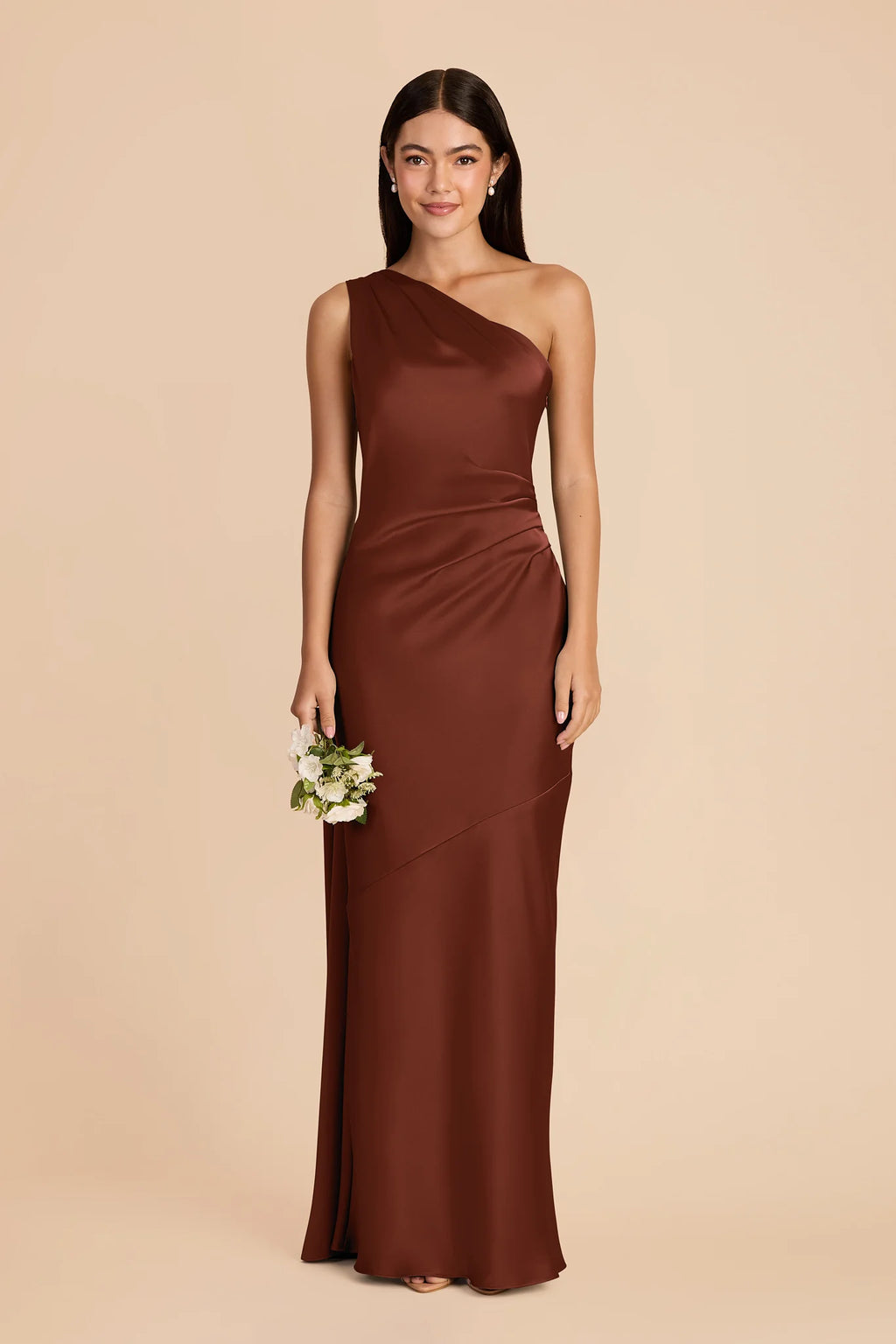 Ariadne Cognac alternate view 2 bridesmaid dress