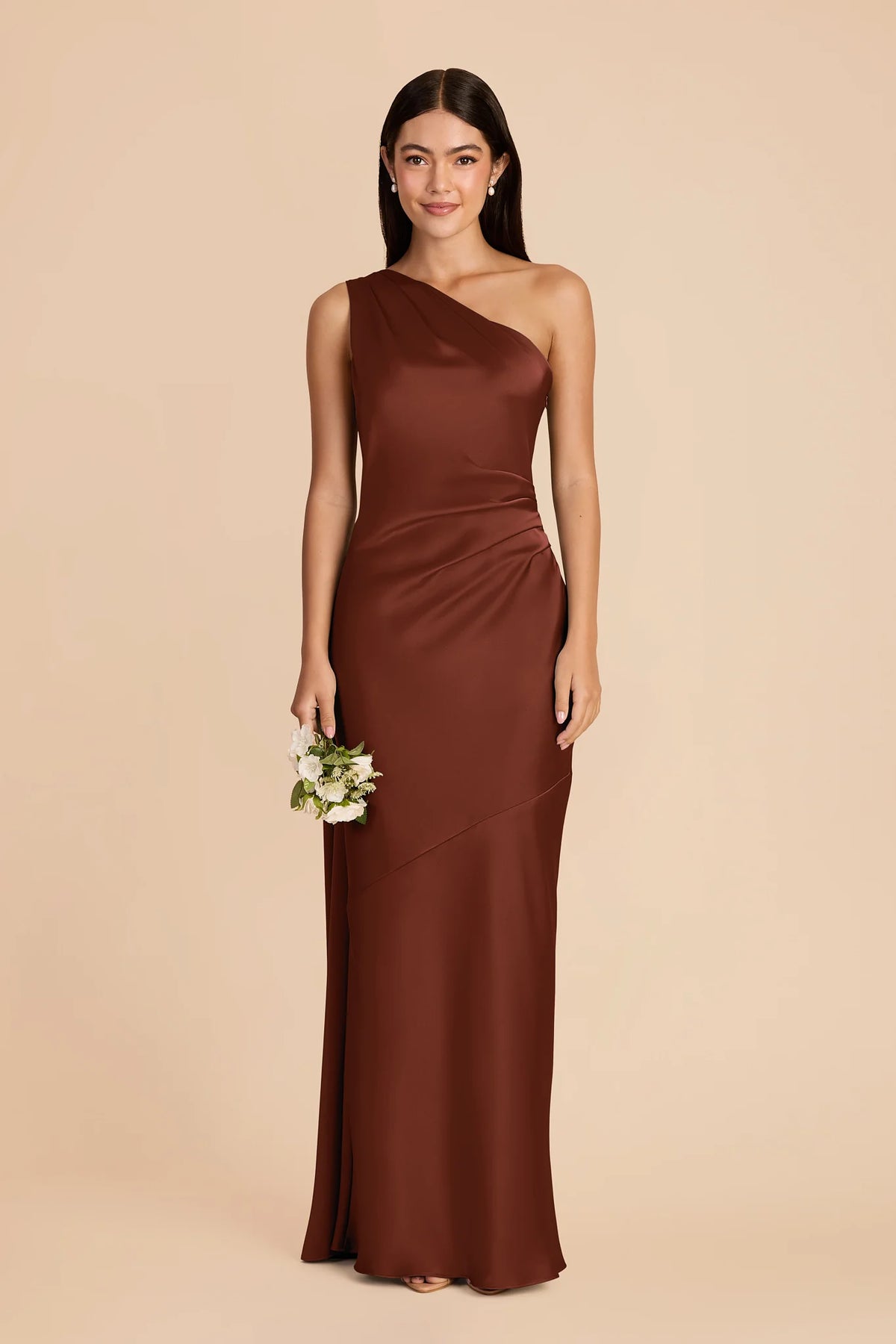 Ariadne Cognac alternate view 2 bridesmaid dress