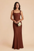 Colette Cognac alternate view 1 bridesmaid dress