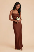 Noelle Cognac alternate view 1 bridesmaid dress