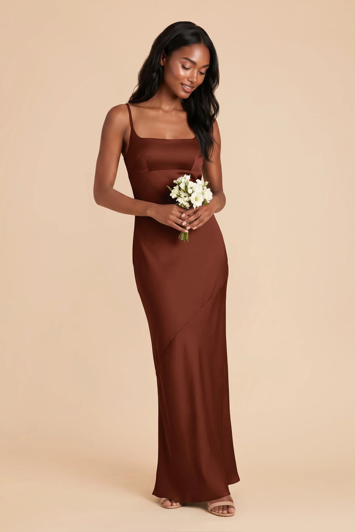 Noelle Cognac alternate view 1 bridesmaid dress