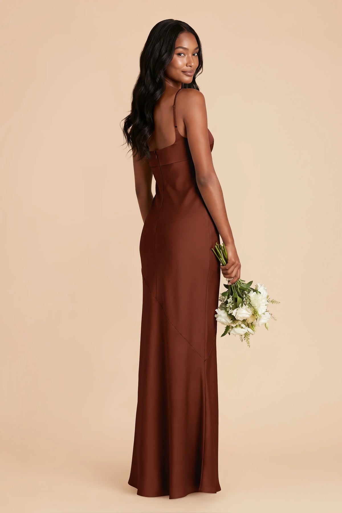 Noelle Cognac alternate view 2 bridesmaid dress