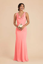 Odette Coral Pink alternate view 1 bridesmaid dress