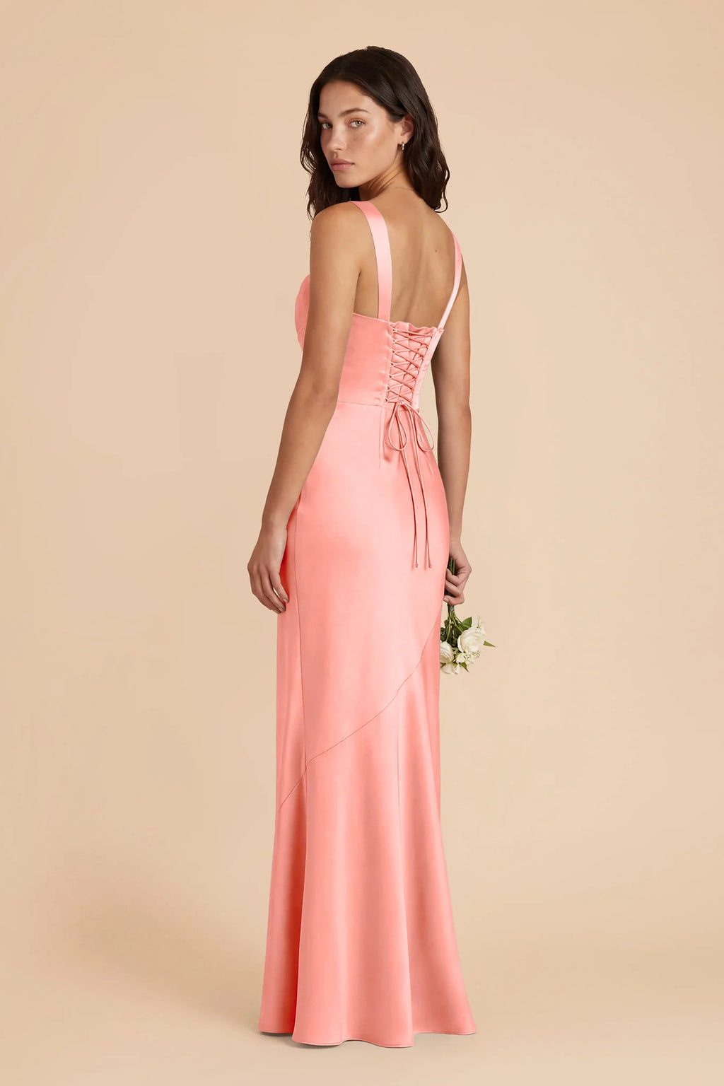 Colette Coral Pink alternate view 2 bridesmaid dress