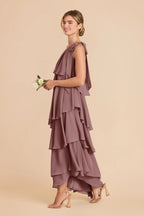 Marisol Dark Mauve alternate view 2 bridesmaid dress