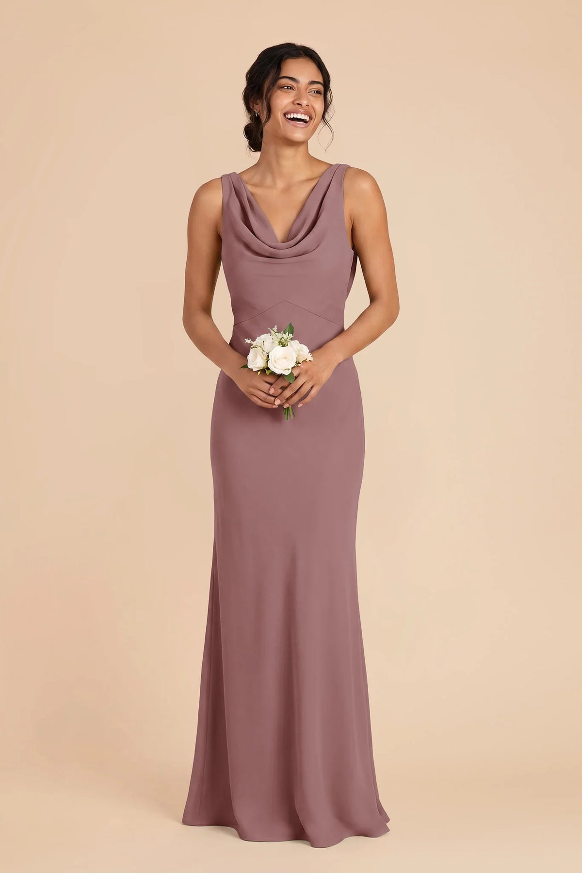 Odette Dark Mauve alternate view 1 bridesmaid dress