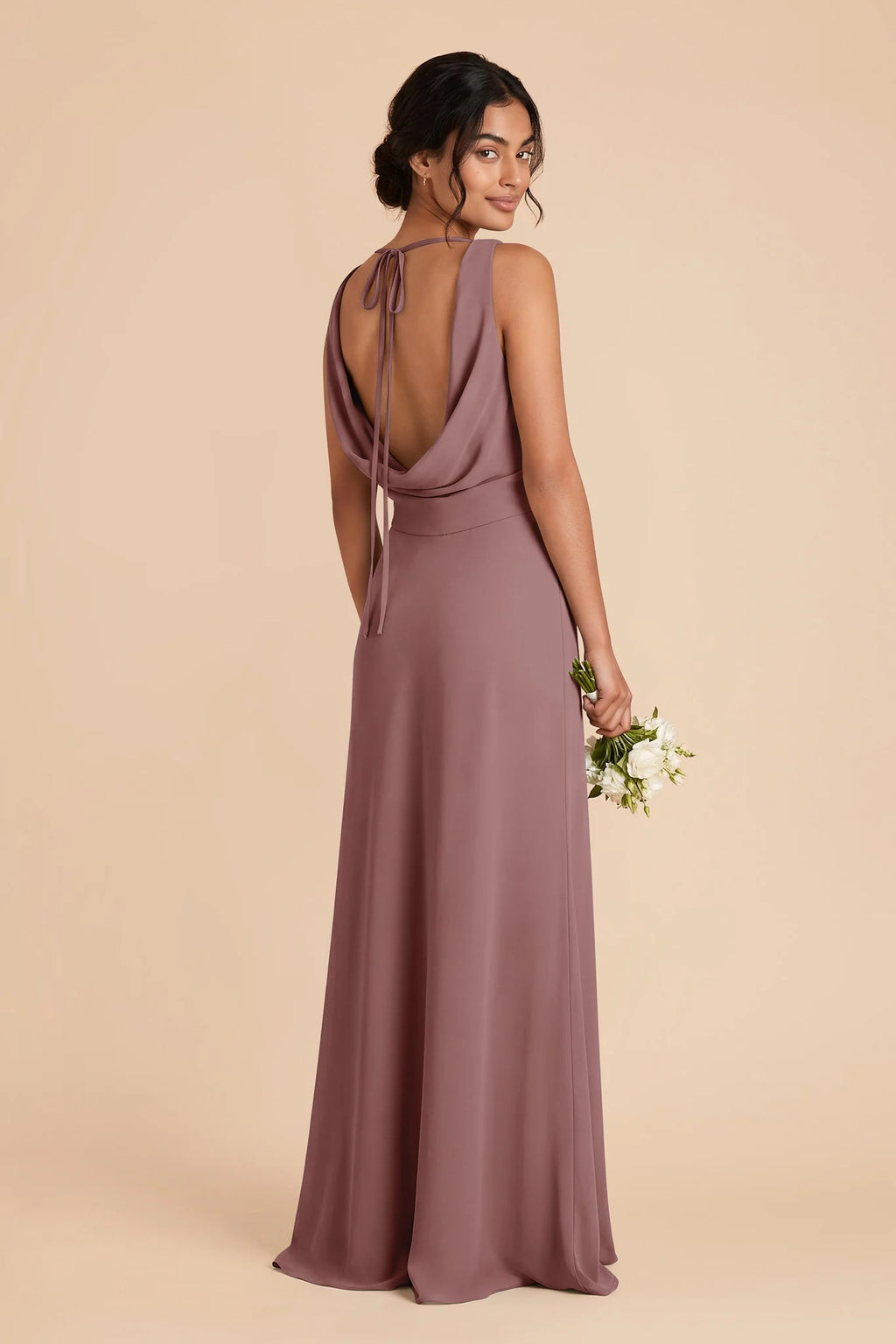 Odette Dark Mauve alternate view 2 bridesmaid dress