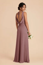 Odette Dark Mauve alternate view 2 bridesmaid dress
