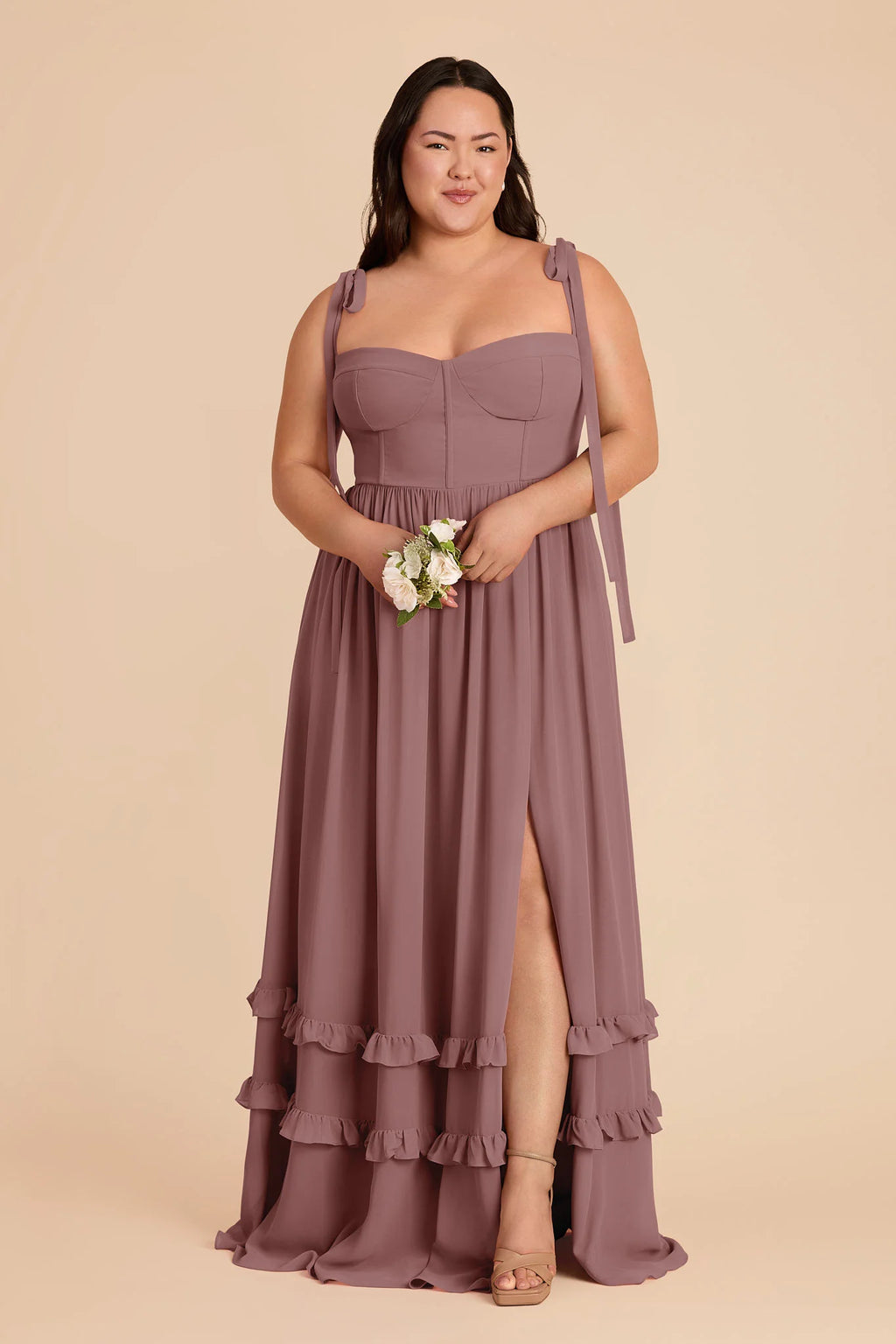 Daphne Dark Mauve alternate view 1 bridesmaid dress