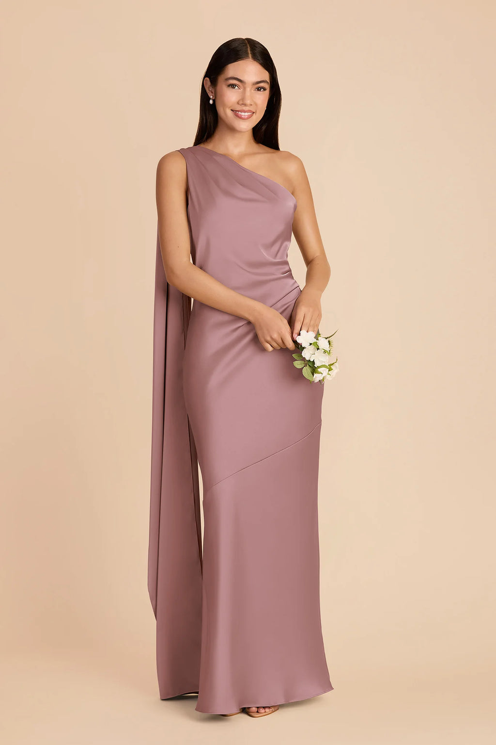Ariadne Dark Mauve alternate view 1 bridesmaid dress