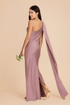 Ariadne Dark Mauve alternate view 3 bridesmaid dress
