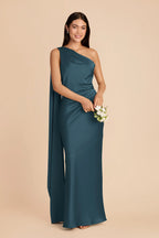 Ariadne Dark Teal alternate view 1 bridesmaid dress