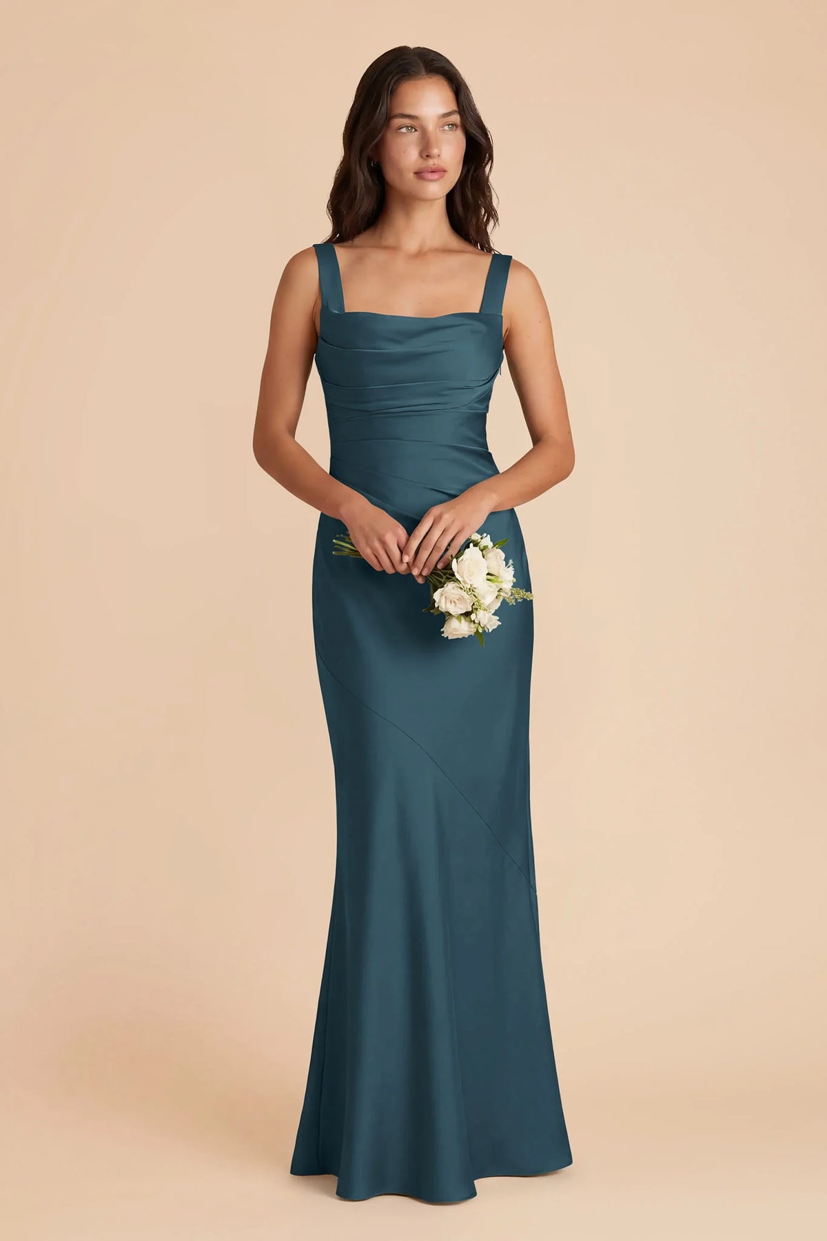 Colette Dark Teal alternate view 1 bridesmaid dress