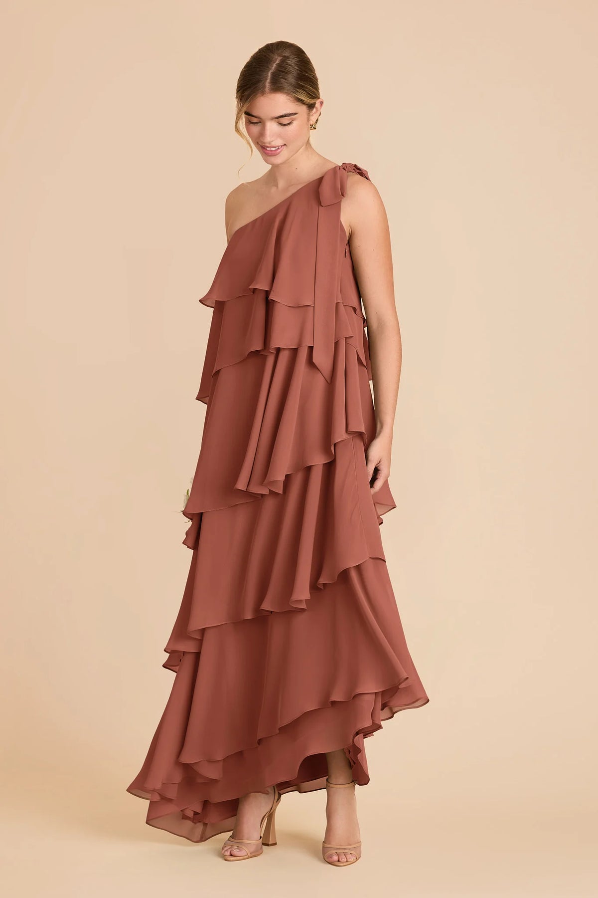 Marisol Desert Rose alternate view 1 bridesmaid dress