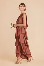 Marisol Desert Rose alternate view 2 bridesmaid dress