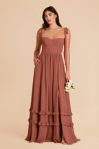 Daphne Desert Rose alternate view 2 bridesmaid dress
