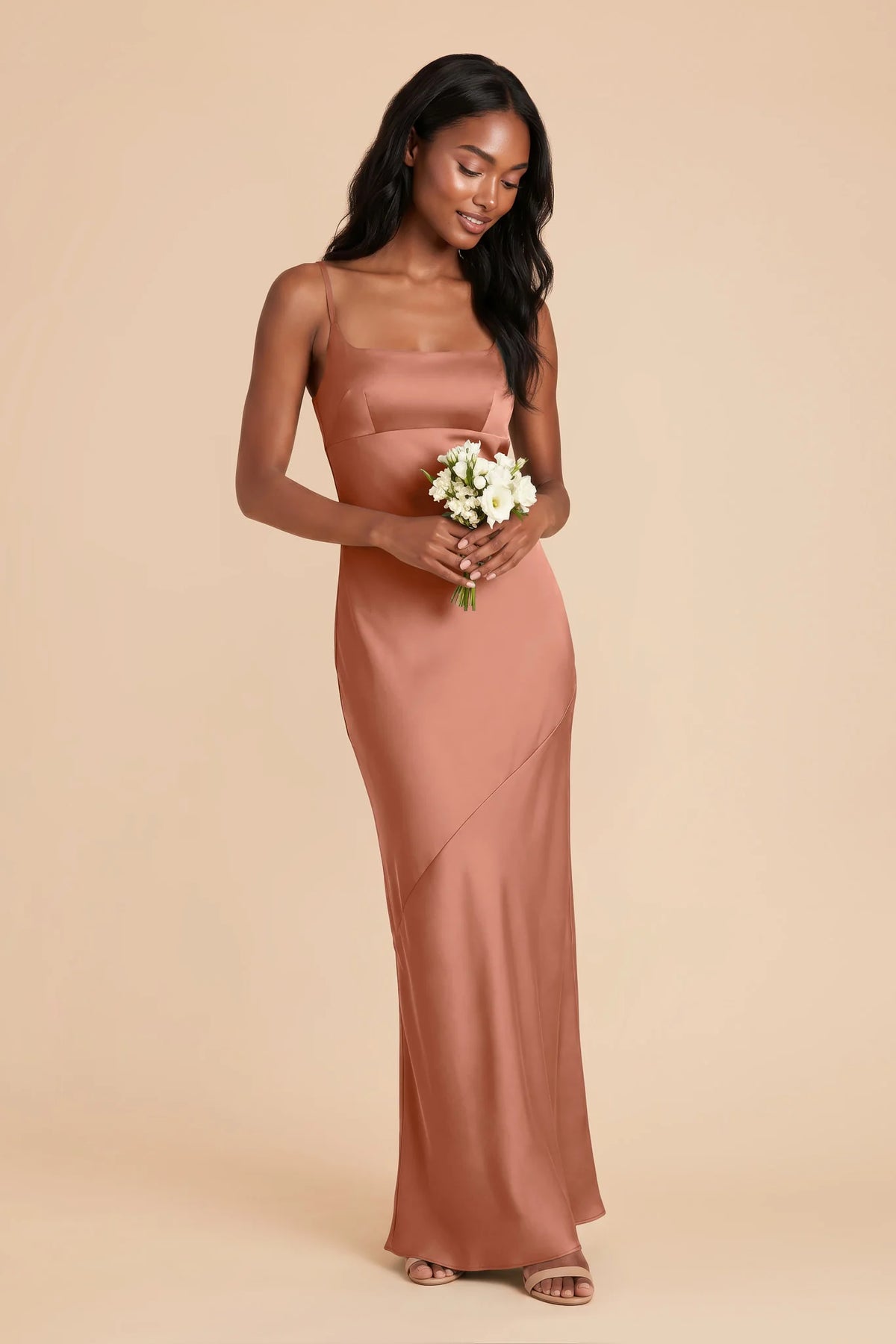 Noelle Desert Rose alternate view 1 bridesmaid dress