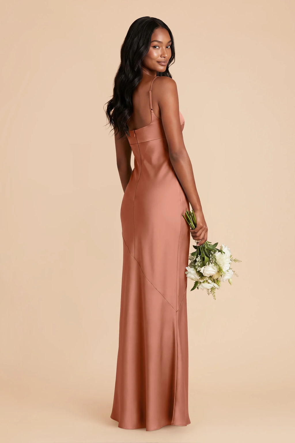 Noelle Desert Rose alternate view 2 bridesmaid dress