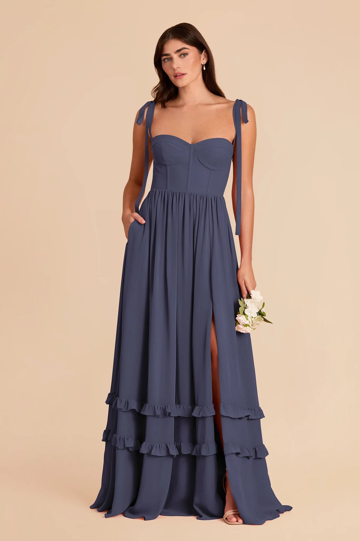 Daphne Dusk Blue alternate view 2 bridesmaid dress