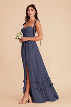 Daphne Dusk Blue alternate view 3 bridesmaid dress