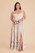 Daphne Dusty Apricot Peonies alternate view 1 bridesmaid dress