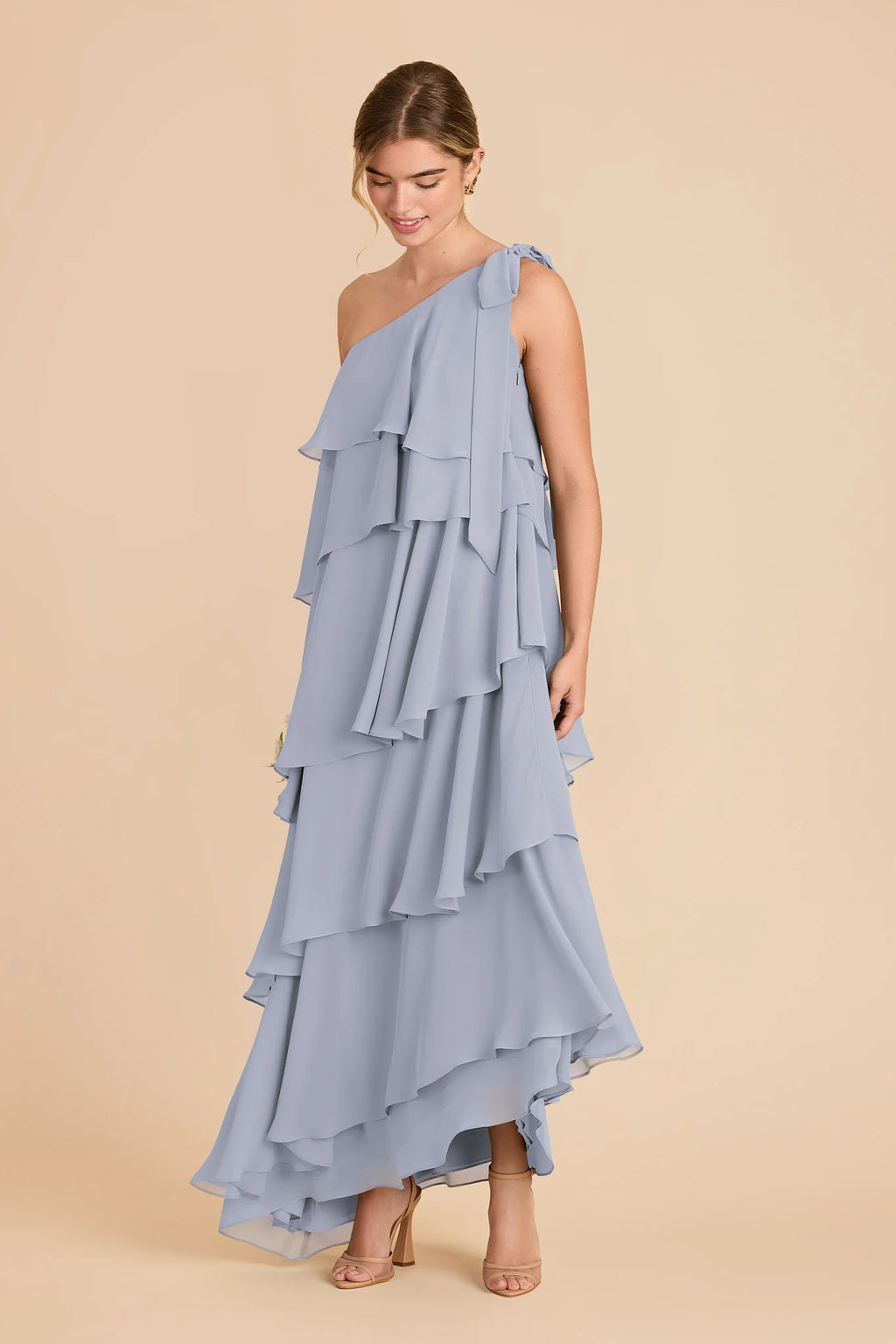 Marisol Dusty Blue alternate view 1 bridesmaid dress