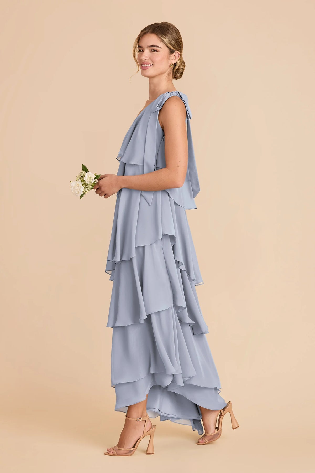 Marisol Dusty Blue alternate view 2 bridesmaid dress