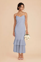 Liora Dusty Blue alternate view 1 bridesmaid dress