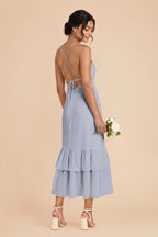 Liora Dusty Blue alternate view 2 bridesmaid dress