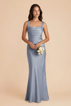 Colette Dusty Blue alternate view 1 bridesmaid dress