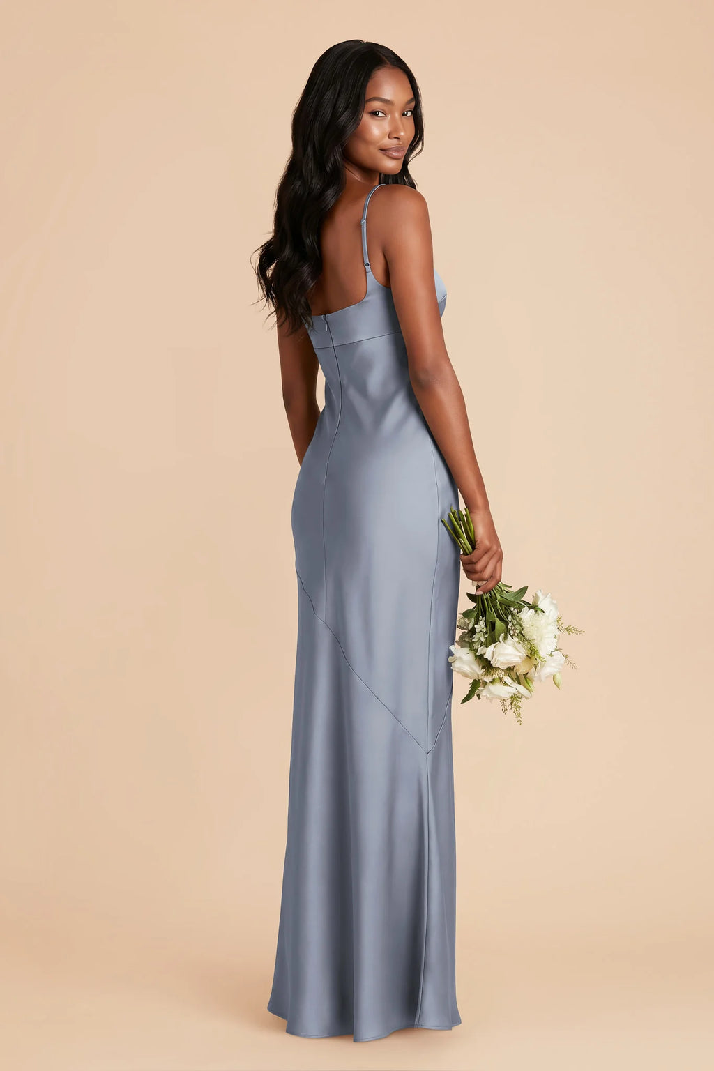 Noelle Dusty Blue alternate view 2 bridesmaid dress